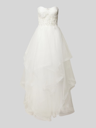 Unique Brautkleid in Bandeau-Form Offwhite 2