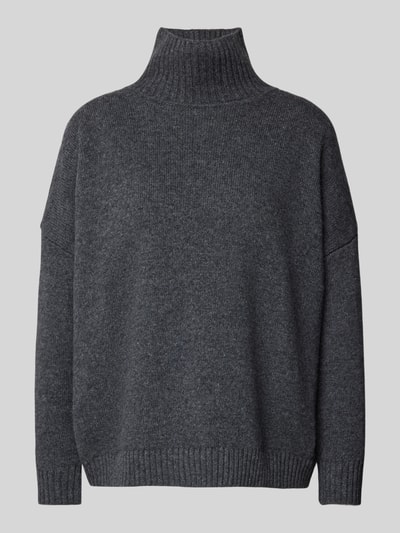 Weekend Max Mara Gebreide pullover met opstaande kraag, model 'BORGIA' Middengrijs - 2