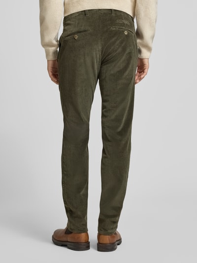 Brax Slim Fit Cordhose mit Gesäßtaschen Modell 'Fabio' Gruen 5