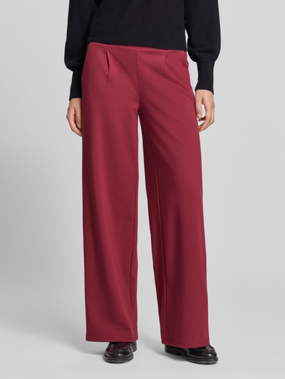 ICHI Wide Fit Hose mit Viskose-Anteil Modell 'Kate' Bordeaux 4