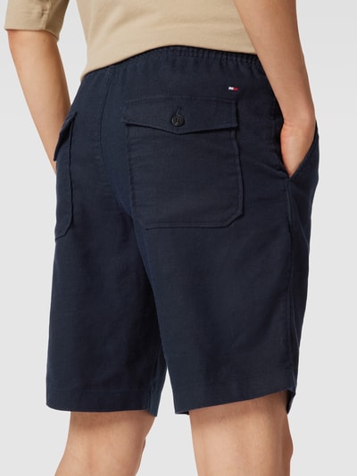 Tommy Hilfiger Korte broek met steekzakken, model 'HARLEM' Marineblauw - 3