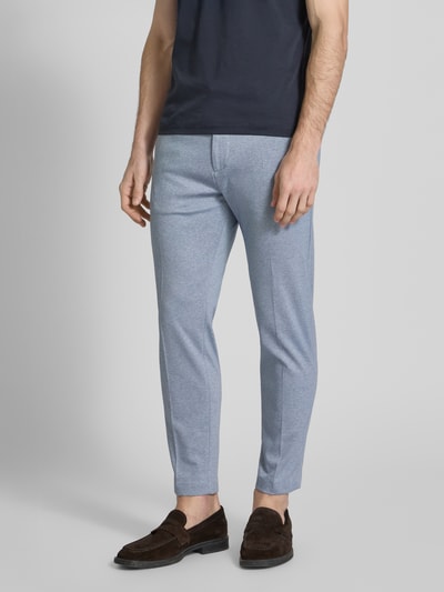 Cinque Pantalon met persplooien, model 'Juno' Bleu - 4