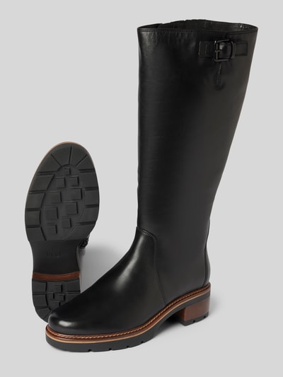 Högl Stiefel aus Leder mit Reißverschluss Black 4