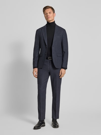 SELECTED HOMME Slim fit pantalon met wol, model 'REED' Marineblauw - 1