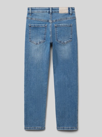 Mayoral Jeansy o kroju slim fit z dodatkiem wiskozy Niebieski 3