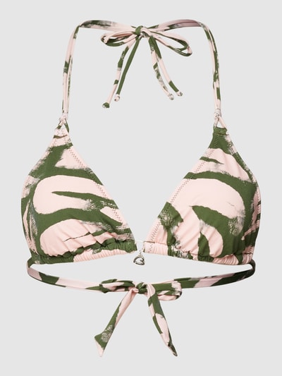 Banana Moon Bikini-Oberteil mit Allover-Muster Modell 'YERO PAINTY' Hellrosa 2