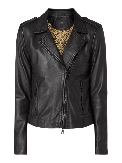 Set Leren jas in bikerlook Zwart - 2