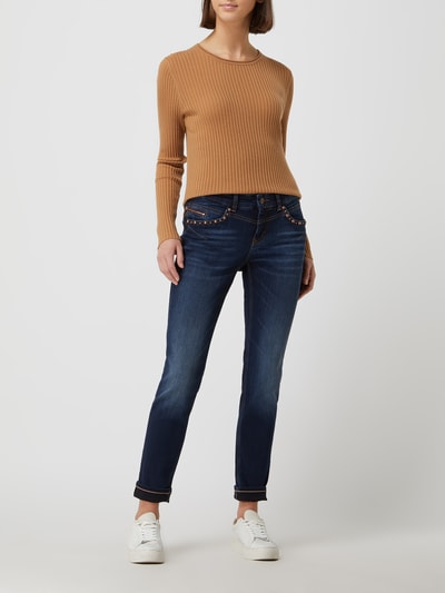 MAC Straight Fit Jeans mit Stretch-Anteil Modell 'Rich Glam' Jeansblau 1