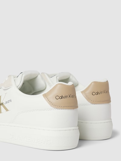 Calvin Klein Jeans Sneaker mit Label-Print Beige 2