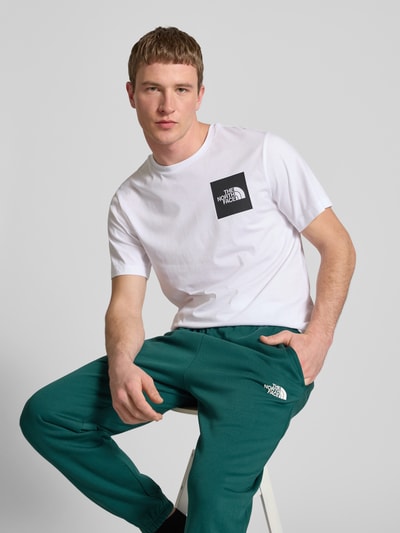 The North Face Regular tapered fit sweatpants met labelprint Groen - 3