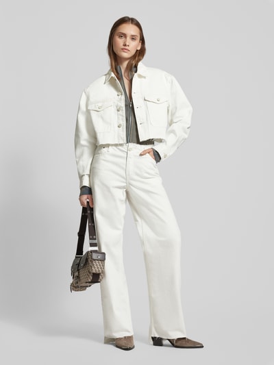 G-Star Raw Kort overhemdjack met steekzakken Offwhite - 1