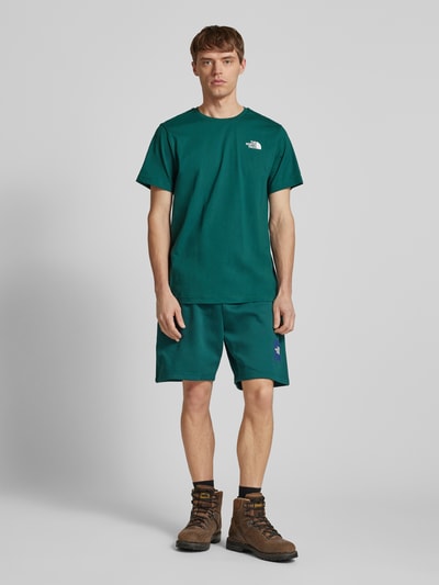 The North Face T-Shirt mit Label-Print Gruen 1