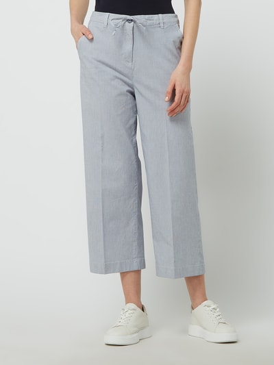 Tom Tailor Culotte met stretch  Marineblauw - 4