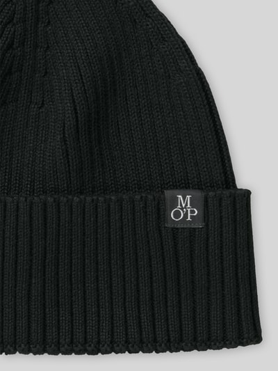 Marc O'Polo Mütze mit Label-Patch BLACK 2