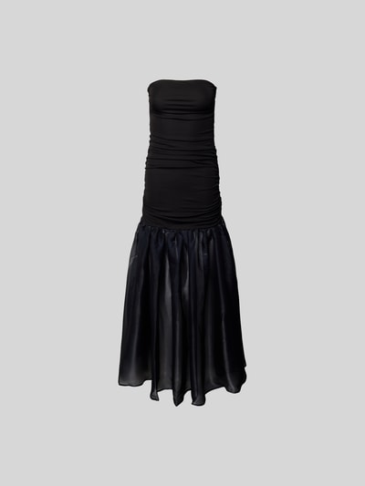 Staud Abendkleid in Bandeau-Form Black 2