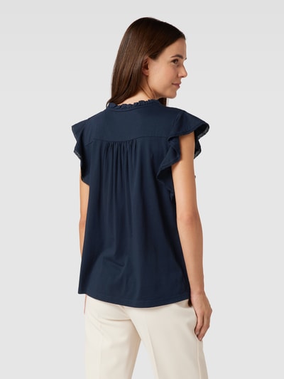 Lauren Ralph Lauren Bluse mit Volants Modell 'ISALOAH' Marine 5