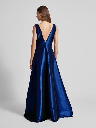 TROYDEN COLLECTION Abendkleid mit Rundhalsausschnitt Marine 5