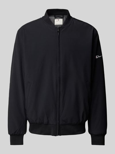 CHAMPION Bomberjacke mit Label-Print Black 2