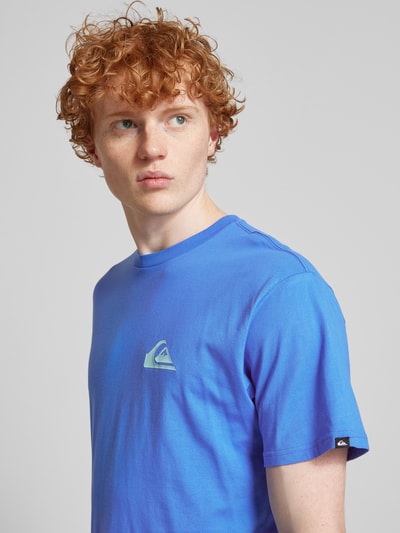 Quiksilver T-Shirt mit Label-Print Blau 3