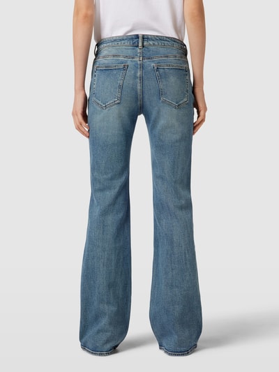 Silver Jeans Flared cut jeans in 5-pocketmodel, model 'Be Low' Blauw - 5