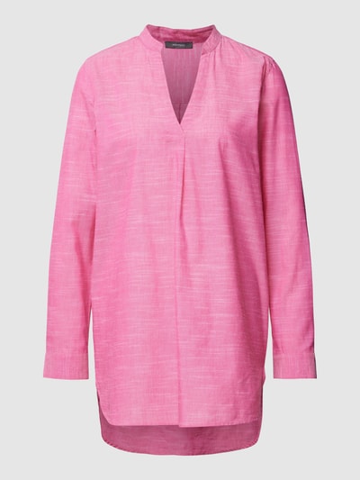 Montego Lange blouse met V-hals Fuchsia - 2