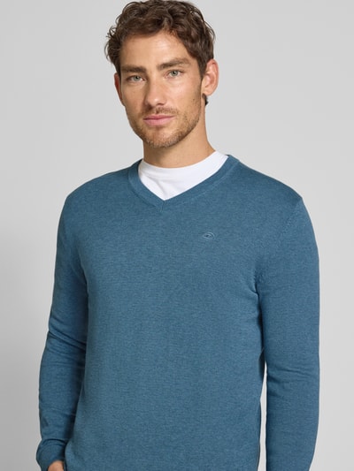 Tom Tailor Regular fit pullover van puur katoen  Blauw - 3