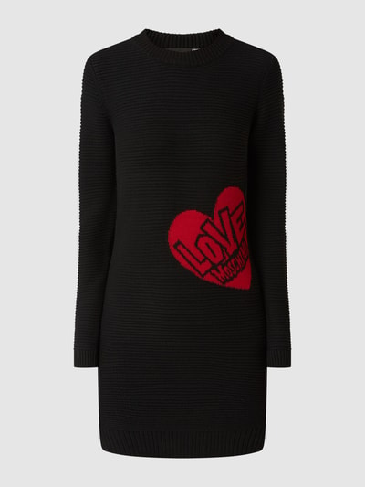 Love Moschino Kleid aus Wollmischung  Black 2