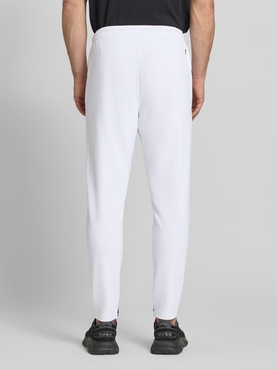 BOSS Green Regular Fit Sweatpants mit Label Stitching Modell 'JT_TOC SPIN LONG' Weiss 5