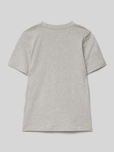 adidas Originals T-shirt met labelstitching Middengrijs gemêleerd - 3