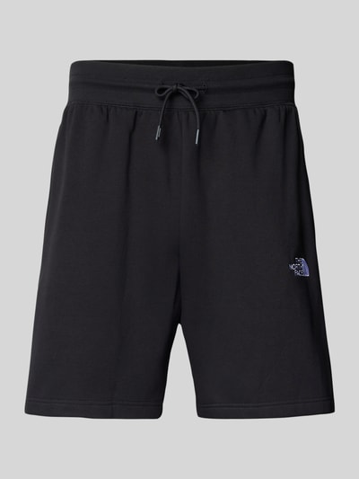 The North Face Relaxed fit sweatshorts met labelstitching Zwart - 2