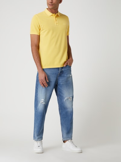 JOOP! Jeans Modern Fit Poloshirt aus Baumwolle Modell 'Ambrosio' Hellgelb 1