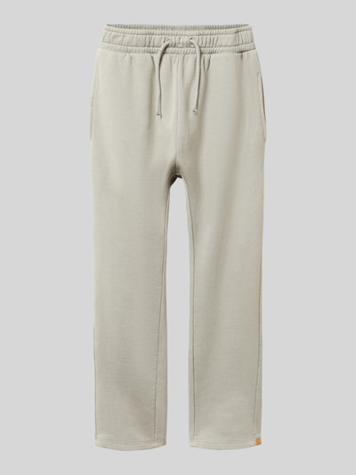 Lil Atelier Straight leg sweatpants met steekzakken Steengrijs - 1