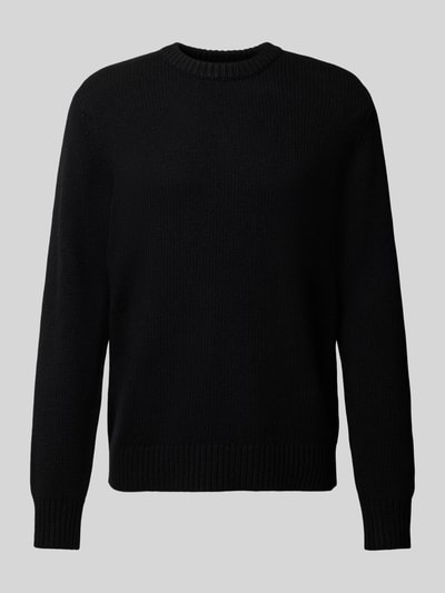 SELECTED HOMME Strickpullover mit Rundhalsausschnitt Modell 'CODY' Black 2