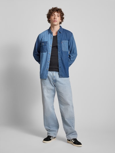 Levi's® Regular fit jeansoverhemd met borstzakken Jeansblauw - 1