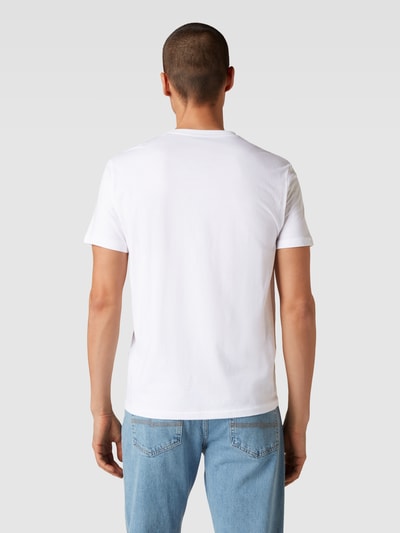 Tom Tailor T-Shirt mit Label-Print Weiss 5