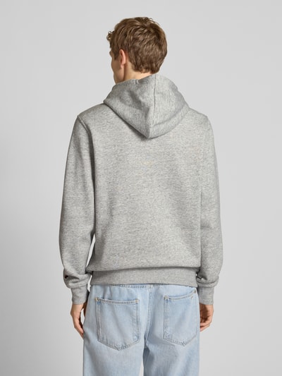 CHAMPION Bluza z kapturem z wyhaftowanym logo Jasnoszary melanż 5