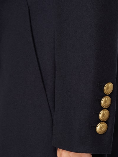 Drykorn Wolljacke mit 2-reihiger Knopfleiste Marineblau 3