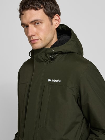 COLUMBIA Jack met labelprint, model 'Landroamer' Olijfgroen - 3