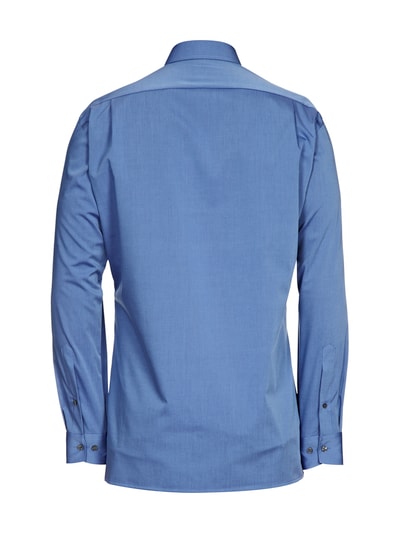 OLYMP Regular fit zakelijk overhemd van batist Marineblauw - 3