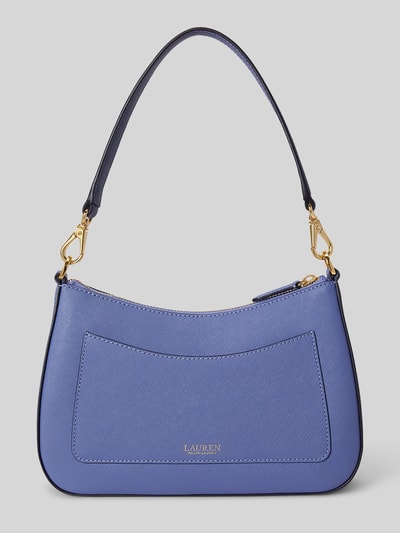 Lauren Ralph Lauren Schoudertas van echt leer model 'Danni' Blauw - 5
