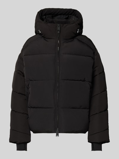 WITHBLACK Kurtka pikowana o kroju regular fit z dwustronnym zamkiem błyskawicznym Czarny 2