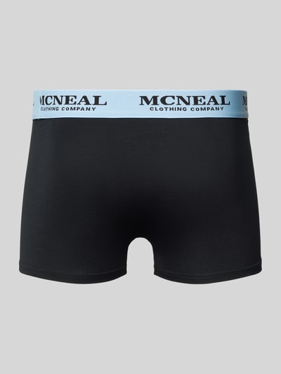 MCNEAL Boxershort met elastische band met logo in een set van 3 stuks Zwart - 3