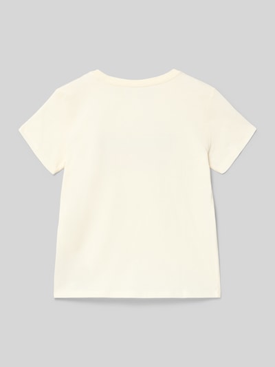 Levi’s® Kids Regular Fit T-Shirt aus Baumwoll-MIx Offwhite 3