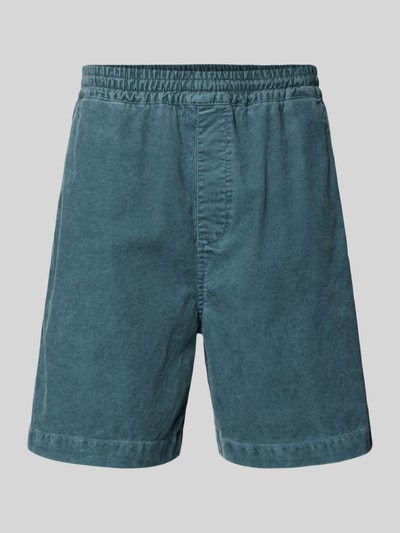 Productfoto, korte jeans Jeansshorts met elastische band model 'Reynold' van Carhartt Work In Progress, puur katoen, relaxed fit, heren.