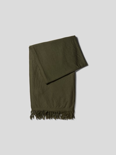 Rick Owens Schal mit Fransen Grün 3