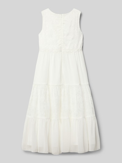 Happy Girls Regular fit maxi-jurk met kant Ecru - 3