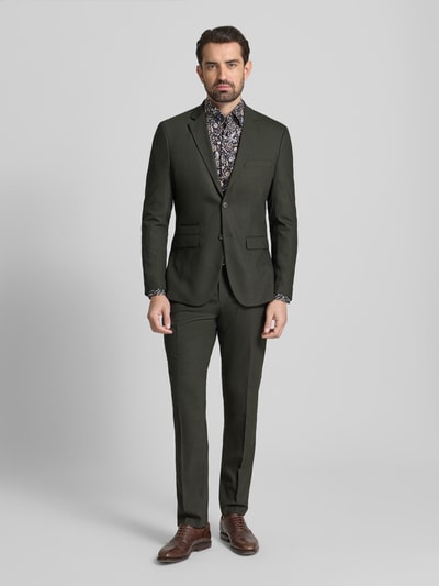 ETERNA Comfort Fit Business-Hemd aus Bauwolle mit Kentkragen Marine 1