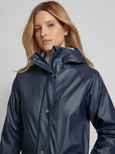 Didriksons Regenjas Galon® parka, model 'ELLY' Marineblauw - 3