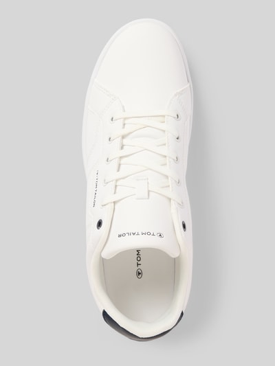 Tom Tailor Low top sneaker in leerlook model 'IGNAZ' Wit - 3