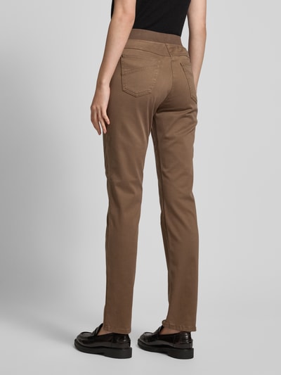 Raphaela By Brax Slim Fit Hose mit Thermo-Effekt Modell 'PAMINA' Taupe 5